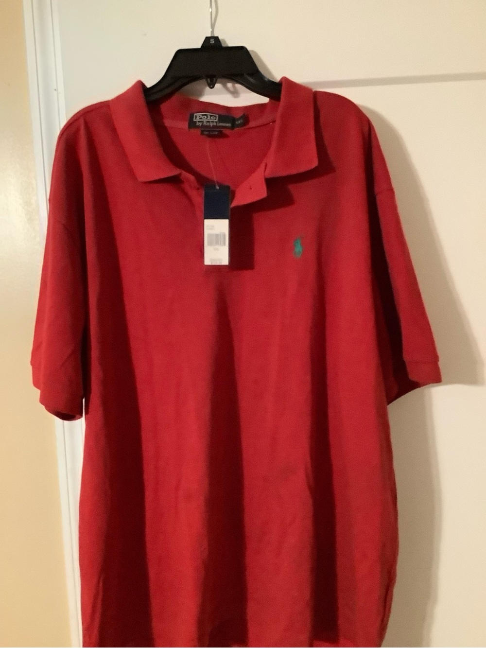 Polo by Ralph Lauren Red Men’s Polo with Green Pony